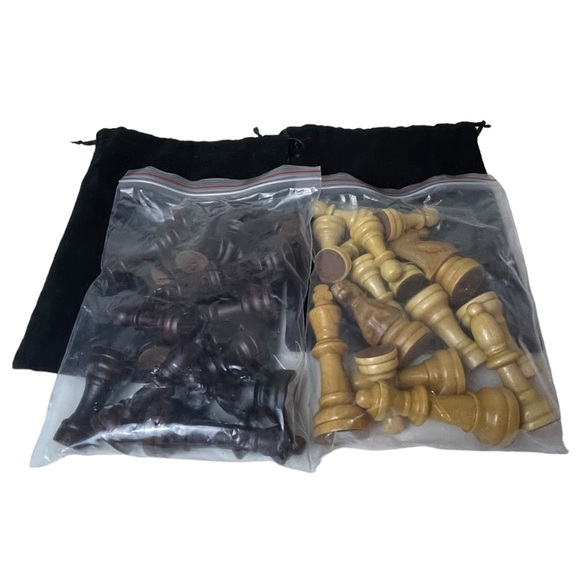 Excalibur Artisan Games Premium Grade Deluxe Wooden Wood Chess Set 3.25” King - Picture 7 of 16